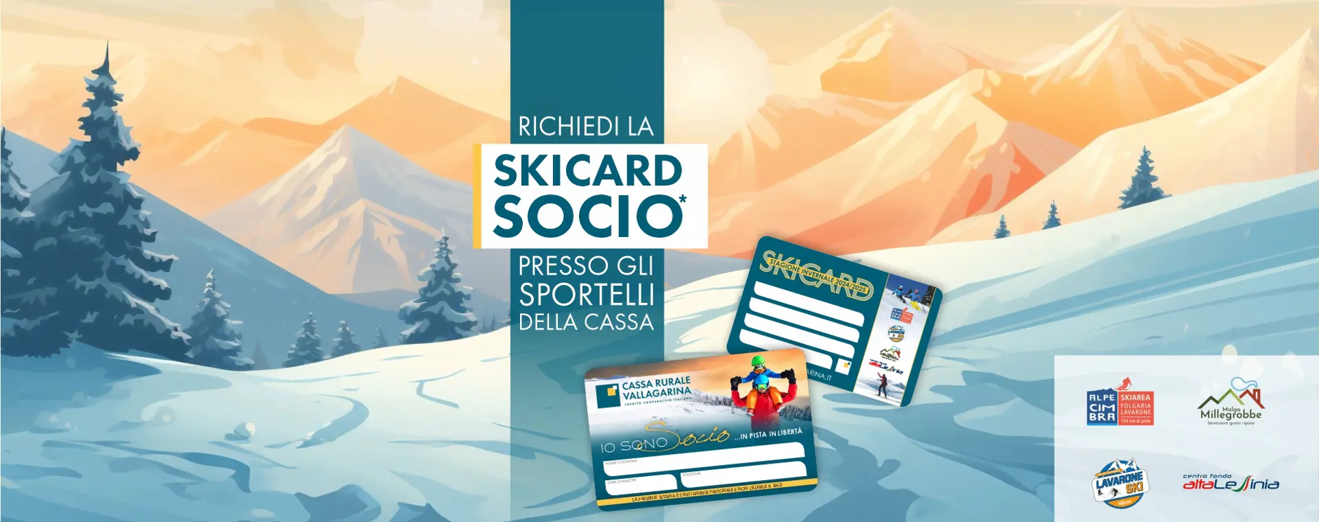 Skipass stagionali e giornalieri a tariffa agevolata con la Skica